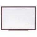 Sweetsuite Dry-Erase BoardWood Frame3 in. x 2 in.Brown-White SW517917